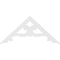 Ekena Millwork Pitch Brontes Architectural Grade PVC Gable Pediment, 48"W x 22"H x 1"P (11/12) GPP048X022X100BRO - alternate 4